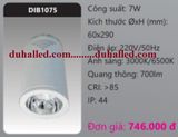  ĐÈN LED GẮN TRẦN NỔI DUHAL 7W DIB1075 / DIB 1075 