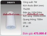  ĐÈN LED GẮN TRẦN NỔI DUHAL 7W DIB2073 / DIB 2073 