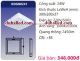  ĐÈN LED ỐP TRẦN NỔI DUHAL 24W KDGB0241 / KDGB 0241 