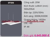  ĐÈN LED THẢ TRẦN TRANG TRÍ DUHAL 20W DTS06 / DTS 06 