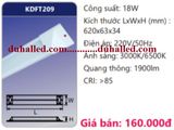  ĐÈN TUÝP LED ỐP TRẦN DUHAL 18W 0,6M KDFT209 / KDFT 209 