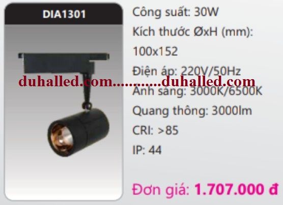  ĐÈN RỌI RAY DUHAL 30W DIA1301 / DIA 1301 