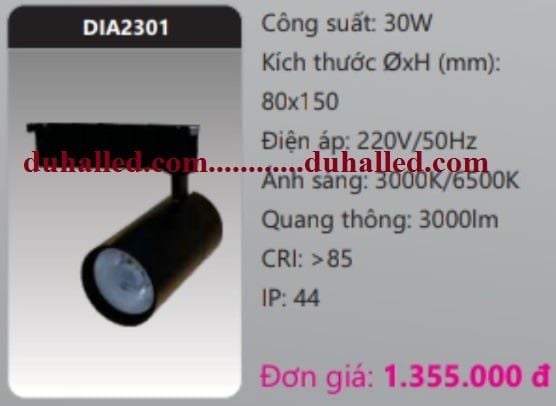  ĐÈN RỌI RAY DUHAL 30W DIA2301 / DIA 2301 