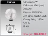  đèn cây sân vườn - đèn trụ sân vườn duhal dva503 3w 