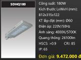  đèn đường led duhal 180w SDHQ180 