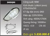  đèn đường led duhal SHDQ90 