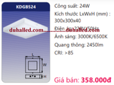  ĐÈN LED ỐP TRẦN DUHAL 24W KDGB524 / KDGB 524 / DGB 524 