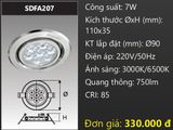  ĐÈN LED ÂM TRẦN CHIẾU ĐIỂM DUHAL 7W - DFA207 / SDFA207 / DFA 207 / SDFA 207 