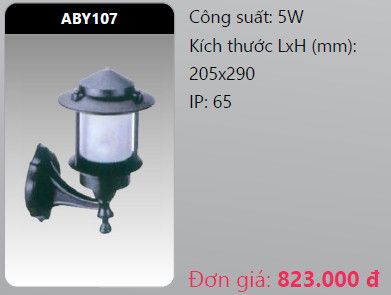  đèn led gắn tường - gắn vách trang trí duhal aby107 5w 