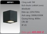  đèn led gắn tường - gắn vách trang trí duhal aby 021 