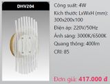  đèn led gắn tường - gắn vách trang trí duhal dhv204 4w 