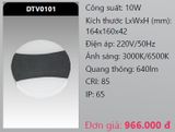  đèn led gắn tường - gắn vách trang trí duhal dtv0101 led 10w 