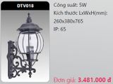  đèn led gắn tường - gắn vách trang trí duhal dtv018 5w 