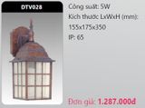  đèn led gắn tường - gắn vách trang trí duhal dtv028 5w 