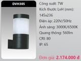  đèn led gắn tường - gắn vách trang trí duhal dvh305 led 7w 