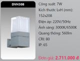  đèn led gắn tường - gắn vách trang trí duhal dvh308 7w 