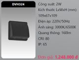  đèn led gắn tường - gắn vách trang trí duhal dvh324 2w 