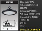  đèn led nhà xưởng chống thấm duhal 150w DDB1503 