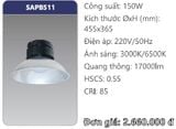  đèn led nhà xưởng duhal 150w sapb511 