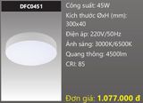  ĐÈN LED ỐP TRẦN TRÀN VIỀN DUHAL 45W DFC0451 