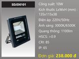  ĐÈN PHA LED 10W DUHAL SDJD010 / SDJD 010 