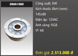  đèn rọi nước, đèn âm dưới nước duhal 6w DMA1069 