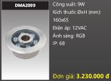  đèn rọi nước, đèn âm dưới nước duhal 9w DMA2099 