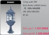  đèn trụ cổng duhal dva001 9w 