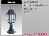  đèn trụ cổng duhal dva003 9w 