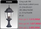  đèn trụ cổng duhal dva004 9w 