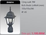  đèn trụ cổng duhal dva014 9w 