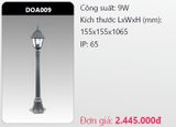  đèn trụ công viên duhal doa009 9w 