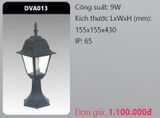  đèn trụ cổng duhal dva013 9w 