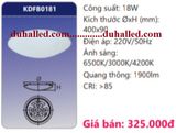  ĐÈN LED ỐP TRẦN DUHAL 18W KDFB0181 / KDFB 0181 