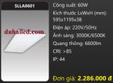  MÁNG ĐÈN LED ÂM TRẦN DUHAL 60W SLLA0611 / SLLA 0611 