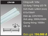  máng đèn công ngiệp duhal 6 tấc 0,6m 9w LTH109 