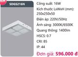  ĐÈN LED ỐP TRẦN NỔI DUHAL SDGS216N / 16W 