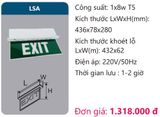  ĐÈN EXIT THOÁT HIỂM ÂM TRẦN DUHAL LSA 1x8W T5 