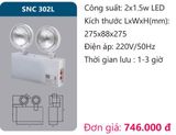  ĐÈN KHẨN CẤP DUHAL 3W SNC302L / SNC 302L ( ĐÈN SẠC LED ) 