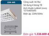  MÁNG ĐÈN ÂM TRẦN VĂN PHÒNG CHÓA PHẢN QUANG DUHAL LDA 440 