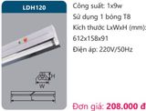  MÁNG ĐÈN CÔNG NGHIỆP CHÓA PHẢN QUANG DUHAL LDH120 / LDH 120 