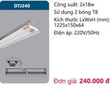  ĐÈN LED CÔNG NGHIỆP CHÓA SƠN TĨNH ĐIỆN DUHAL DTJ240 