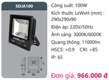  ĐÈN PHA LED DUHAL 100W SDJA100 