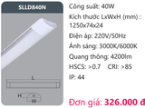  ĐÈN LED ỐP TRẦN CHỤP MICA DUHAL SLLD840N 