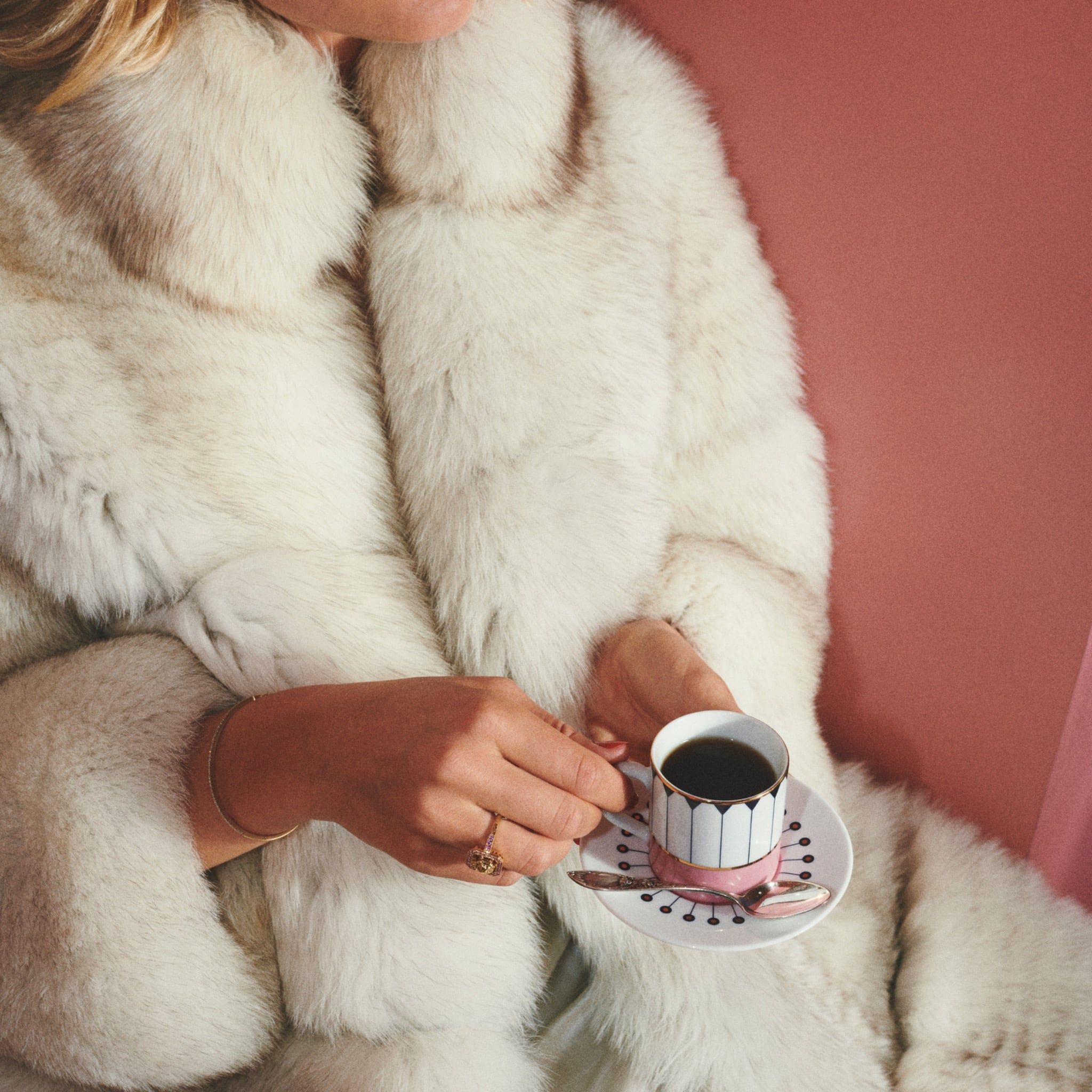  Set tách coffee và đĩa lót Velvet Morning Reflections Copenhagen 