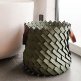  Giỏ đựng đồ Almeria Oil Green size M Pinetti 