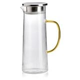  Bình nước Narciso Borosilicate vàng 1,1 L 