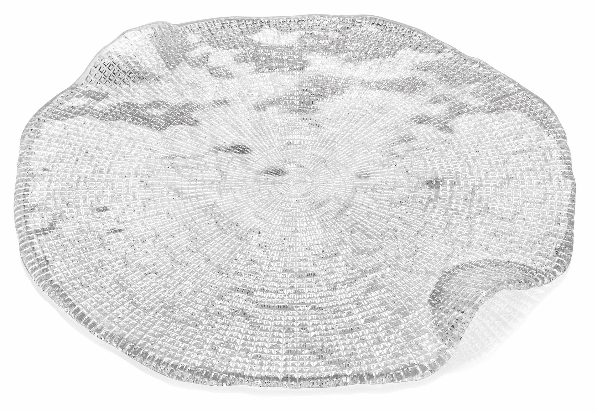 Đĩa Cheese Diamante Clear 32cm 