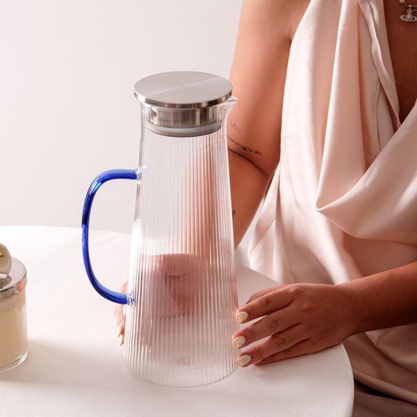  Bình nước Narciso Borosilicate Xanh dương 1,6 L 