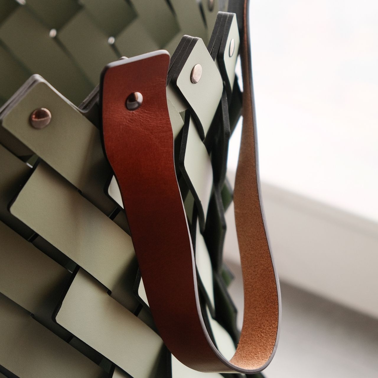  Giỏ đựng đồ Almeria Oil Green size M Pinetti 